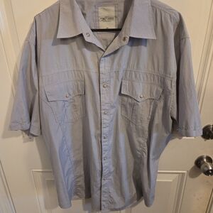 Jordan Craig Blue Striped Button-Down Shirt